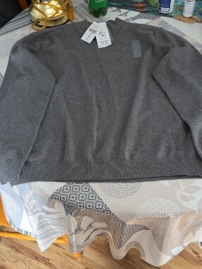 Northern Reflections Gray Crewneck Sweater